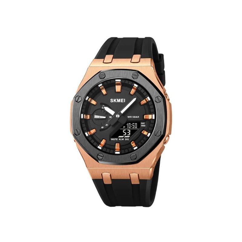 SKMEI 2243 Analog Watch for Men-Rose Gold