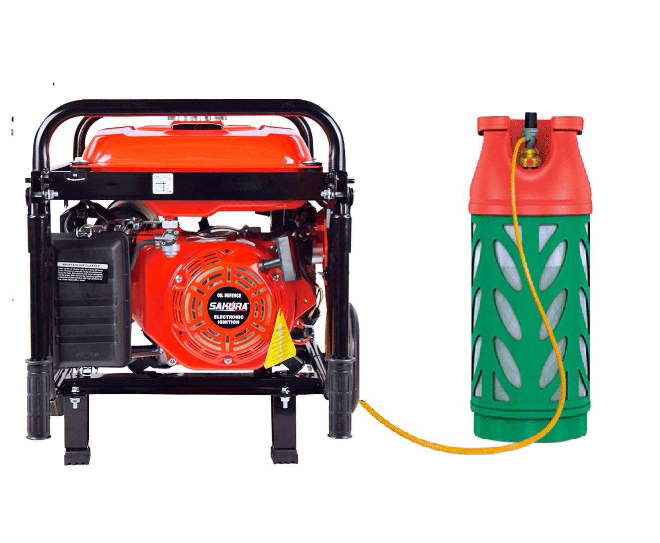 Sakura 2.2 KW Dual Fuel LPG Generator (Model: Storm LG2800E-DF)
