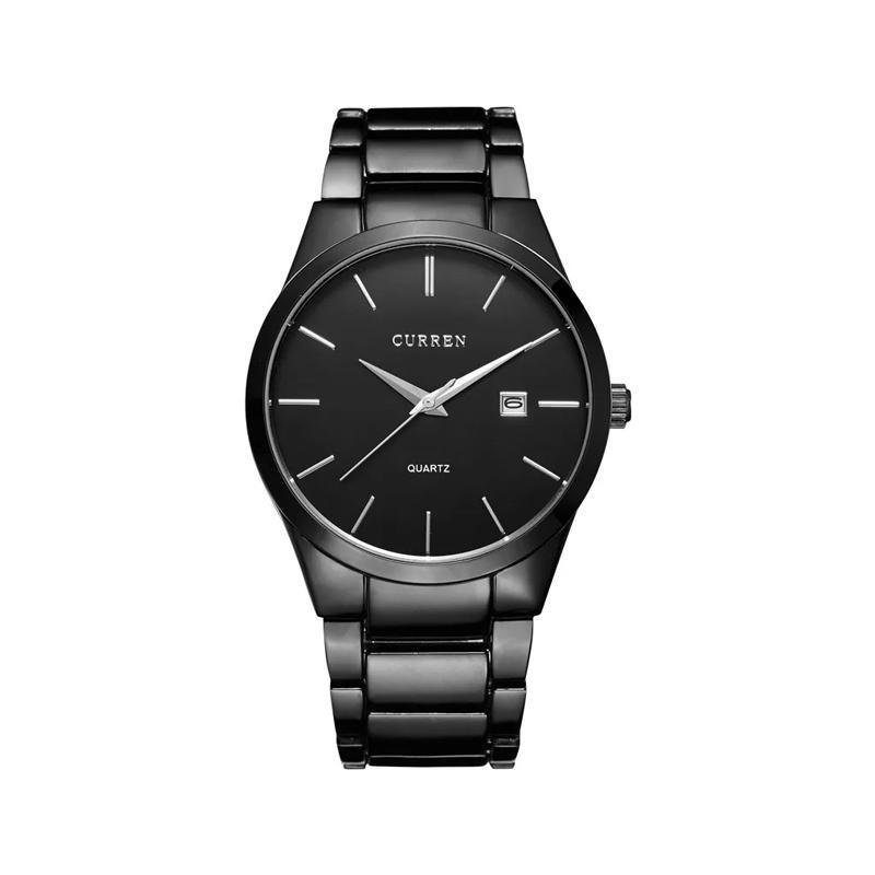 Curren 8106 Stainless Steel Analog Watch for Men – Black