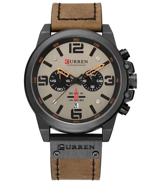CURREN 8314 Casual Waterproof Watch – Brown