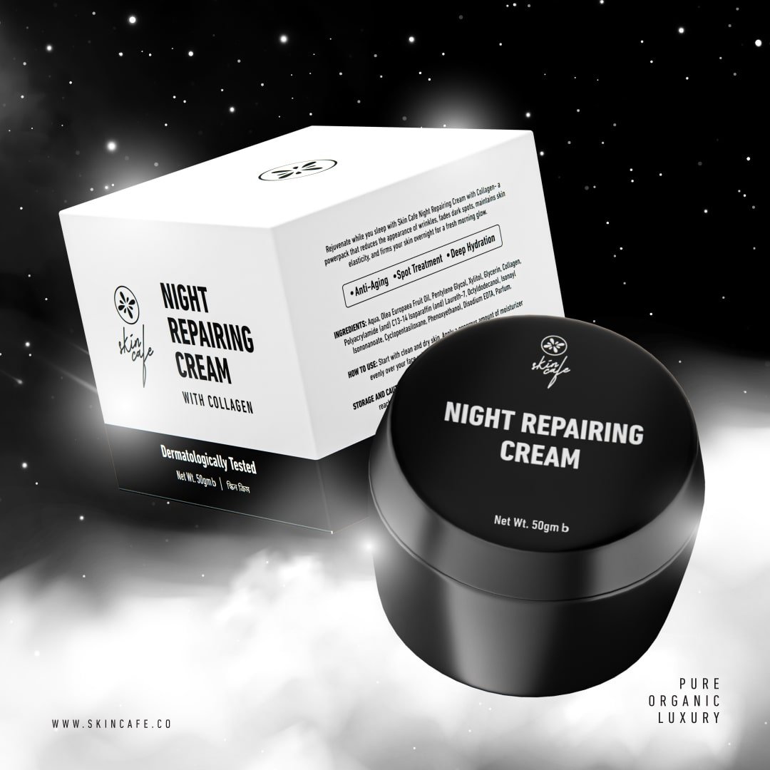 Skin Cafe Night Repairing Cream With Collagen 50gm