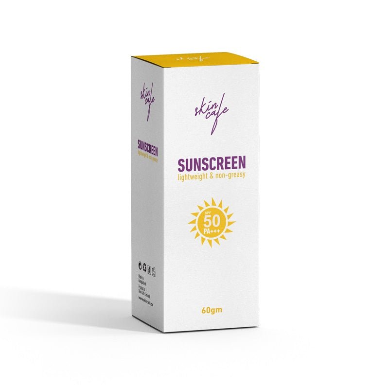 Skin Cafe Sunscreen SPF 50 PA+ Lightweight & Non-Greasy (60ml)