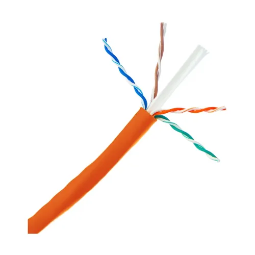 Safenet 32-3101OR 100 Meter Cat6 23AWG LSZH Solid UTP Cable (Orange)