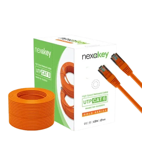 Nexakey NX-GLD56C6 CAT6 305 Meter CCA UTP Cable