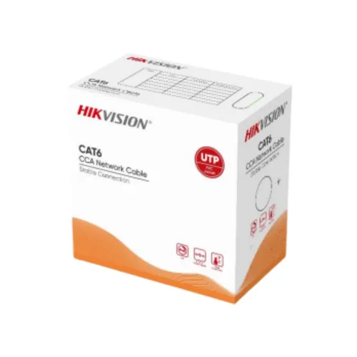 Hikvision DS-1LN6U-Z/CCA PVC 23AWG CCA CAT6 UTP Cable (305 Meter)