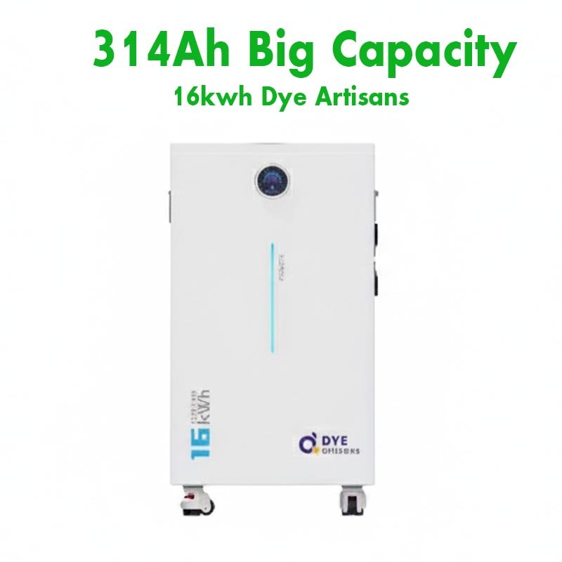 Dye Artisans 314Ah 51.2V LiFePO4 Battery (Grade A New Cells)