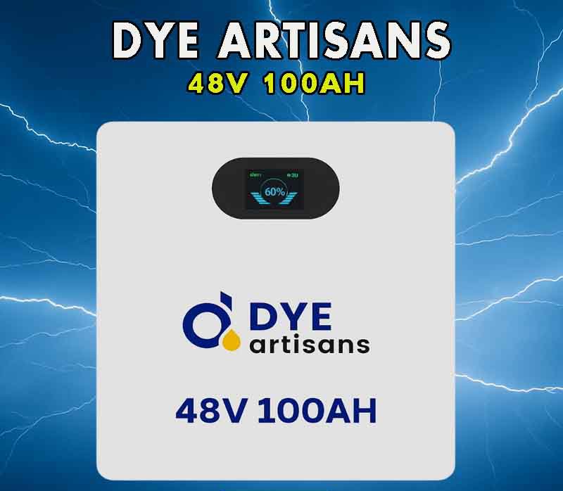 Dye Artisans 48V 100Ah Lithium Battery