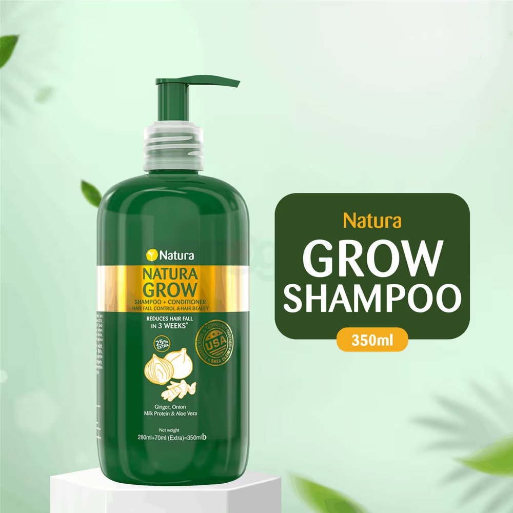 Natura Grow Shampoo + Conditioner Hair Fall Control & Hair Beauty – 350ml