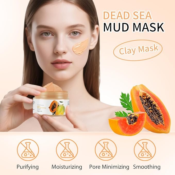 Mooyam Papaya Dead Sea Mud Mask