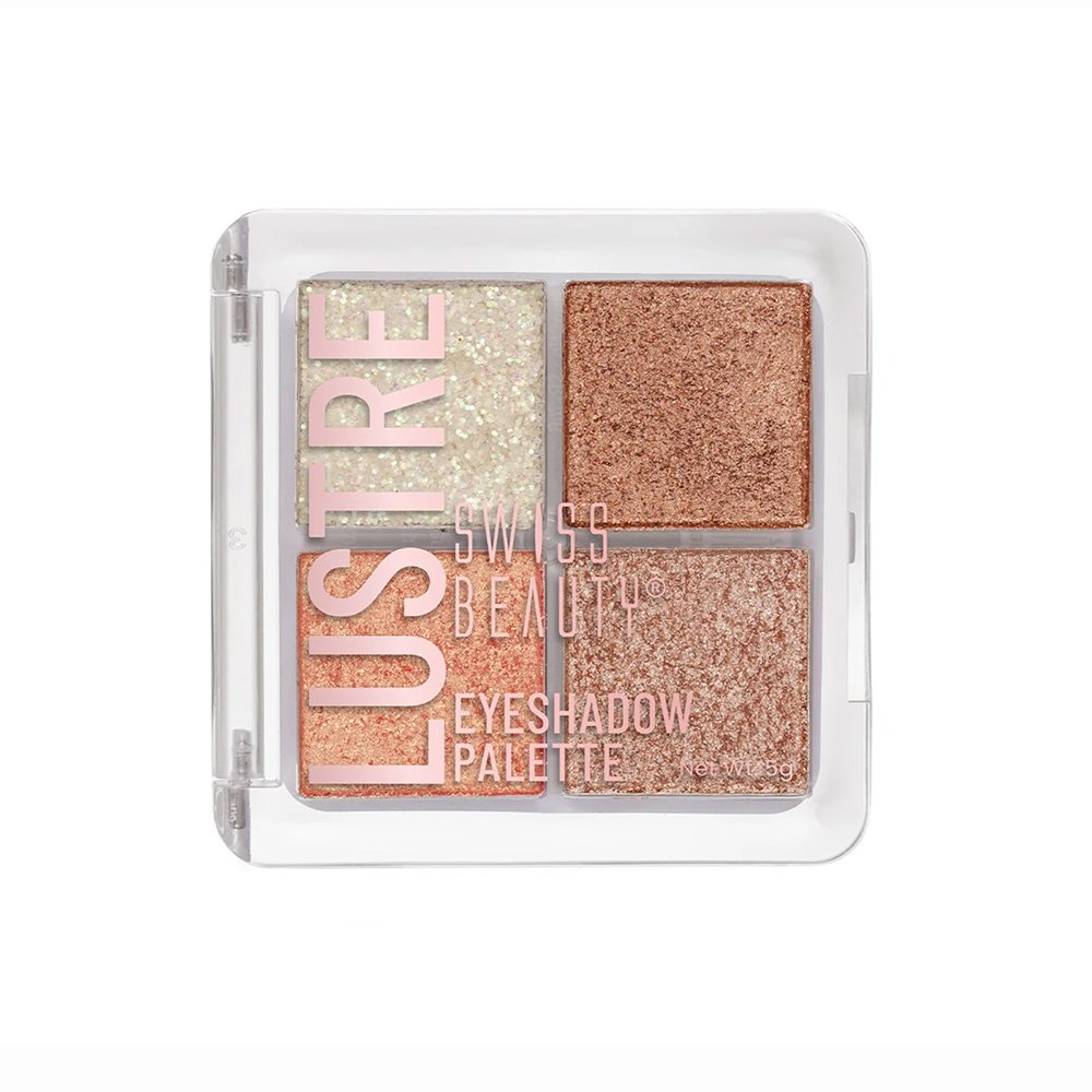 Swiss Beauty Luster Eyeshadow Palette – 04 Shimmer n Shine (5g)